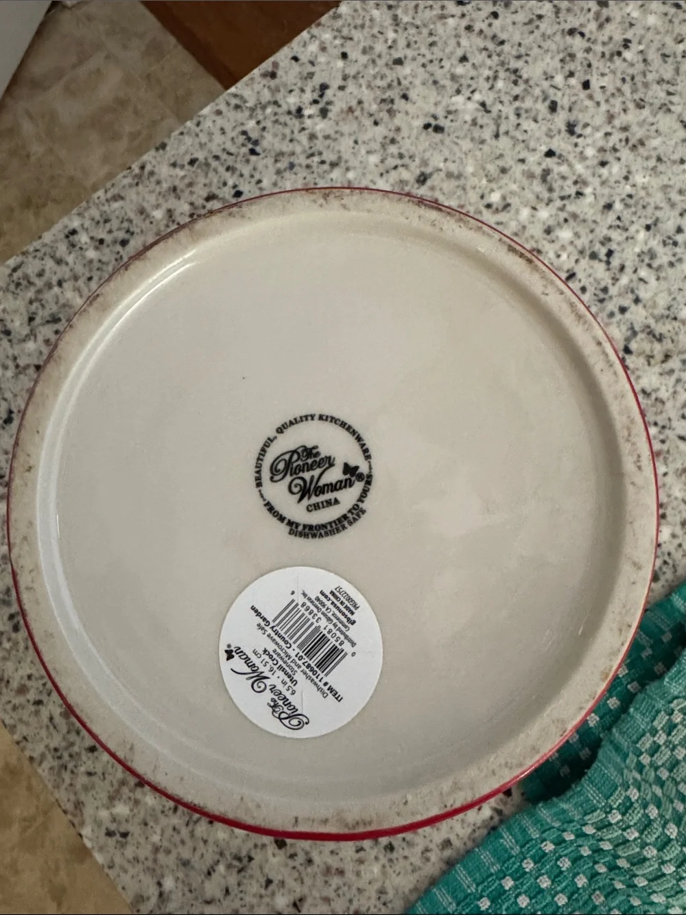 The Pioneer Woman Red Floral Utensil Crock